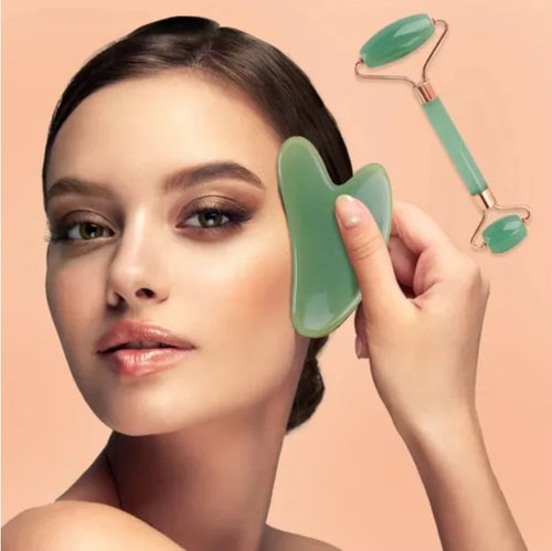Face Sculpt Set: Roller & Gua Sha